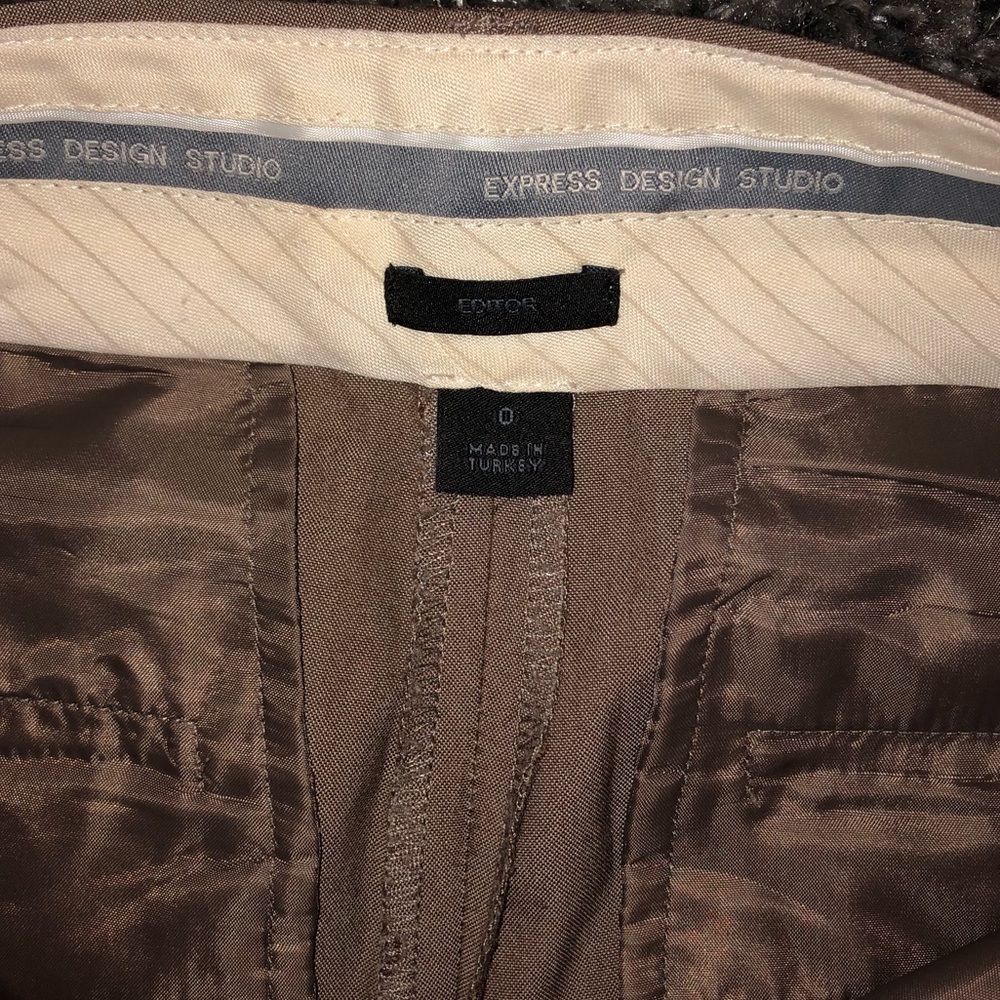 Express Editor Pants Size 0 - image 3
